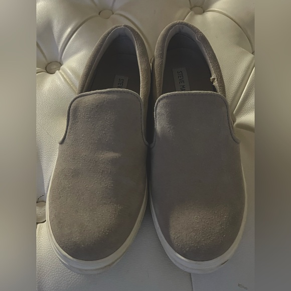 Steve Madden Shoes - Steve Madden Grey Slip On Sneakers